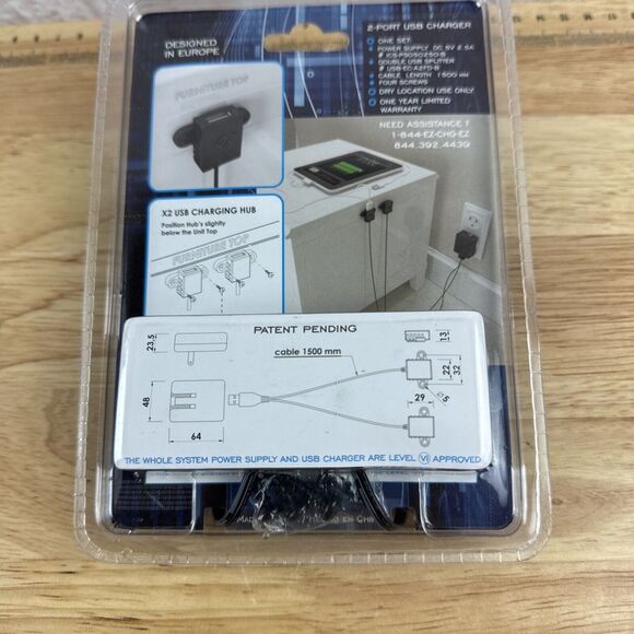 EZ‎ Collection 2-Port USB Charger Version A 2 FD-B Brand New!.. Sealed!.. - Picture 2 of 4